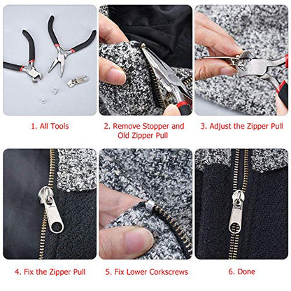 Zipper Repair Kit 197 Pcs