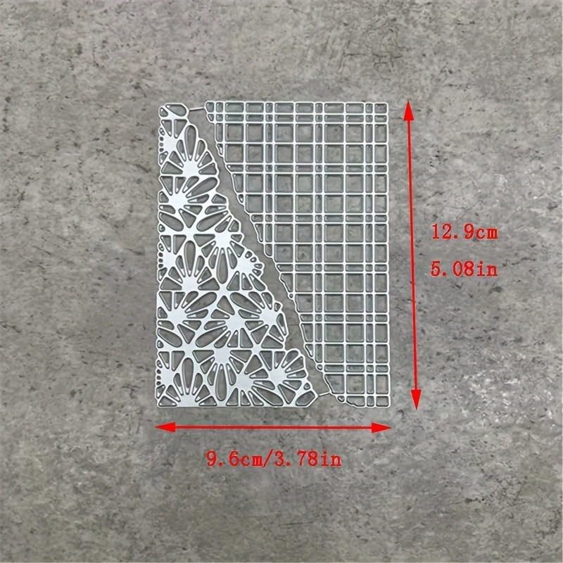 3D Backgrounds Frame Metal Cutting Die for Scrapbooking