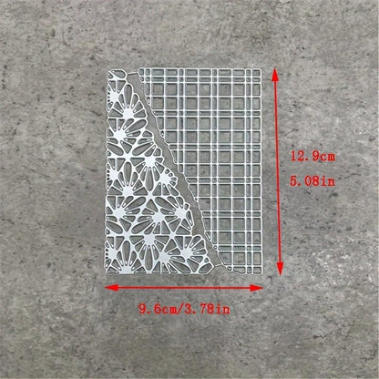 3D Backgrounds Frame Metal Cutting Die for Scrapbooking