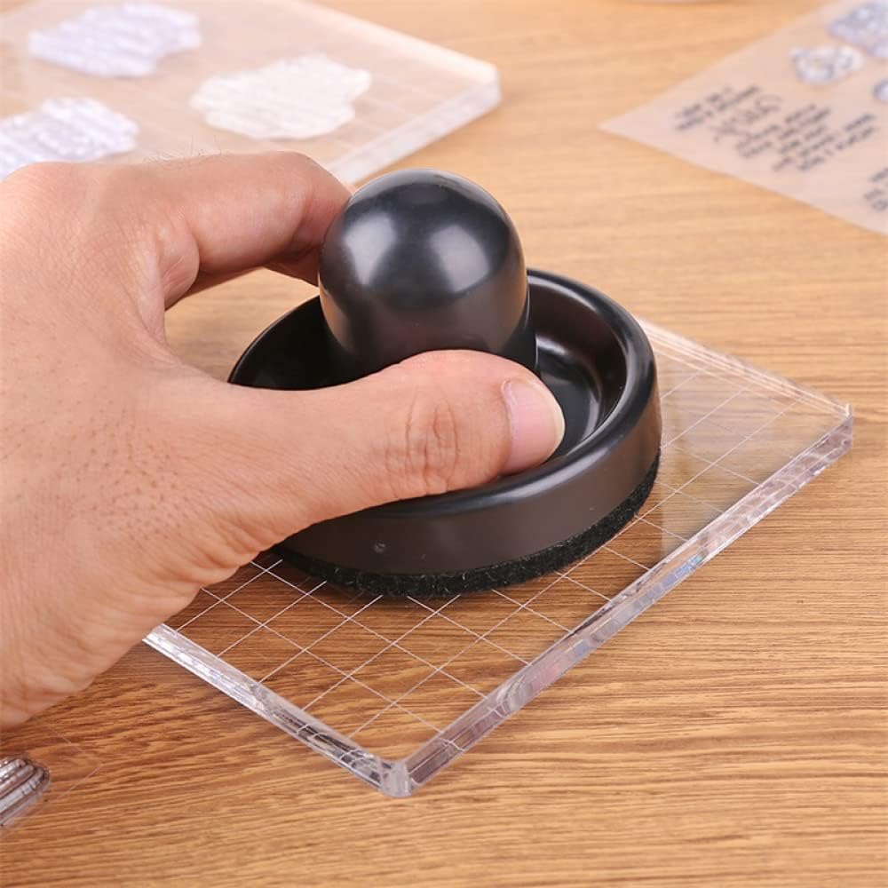 CYFUN DESIGN Rubber Stamp Pressure Tool for DIY Scrapbooking Crafts Stamp Embossing Tool,Precision Stamp Press Stamp Positioning Tools Arts Supplies Stamping Tools - Crafty Corner