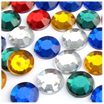 The Crafts Outlet 72pc Rhinestones Round 20mm - Jewel Tone Assortment - Crafty Corner