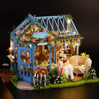 DIY Miniature Dollhouse Kit with Furniture Plus Dust Proof & Music Movement