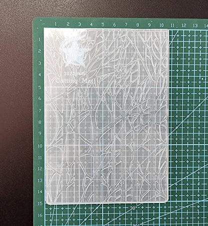 Merry Christmas Forest Tree Plastic Embossing Folders for Card Making Scrapbooking and Other Paper Crafts