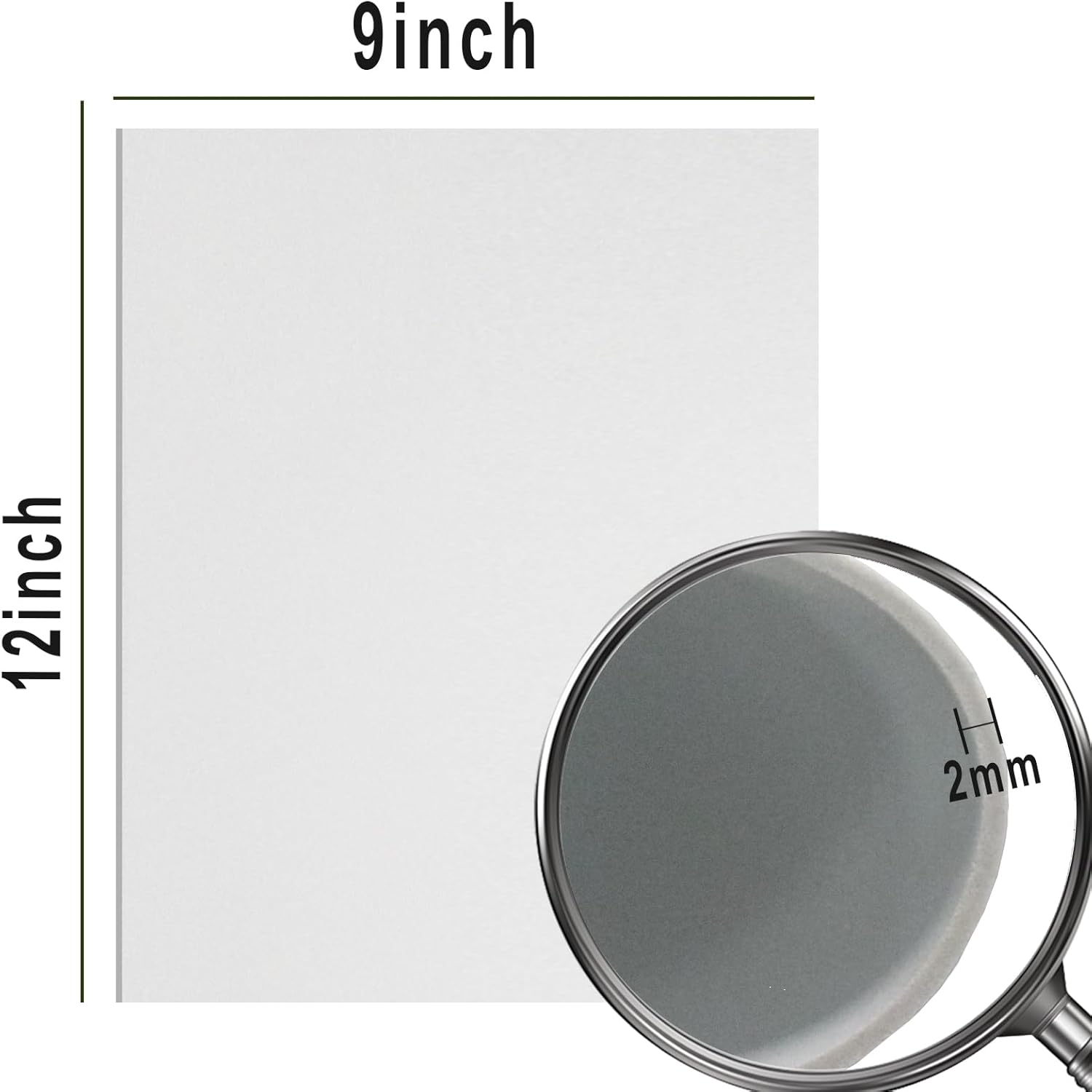 QIDIWIN EVA Foam Craft Sheets - 9x12 Inch 2mm Thick Versatile Non-Adhesive Foam for DIY, Cosplay, Scrapbooking, Classroom Projects - Durable, Flexible, Perfect for Crafting, 12 Pack(White) - Crafty Corner