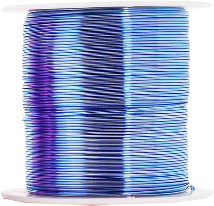 Mandala Crafts 20 Gauge Anodized Aluminum Craft Wire for Jewelry Making - 400 FT Colored Flexible Pastel Wire - Bendable for Bonsai Armature Crafting Sculpting - Crafty Corner