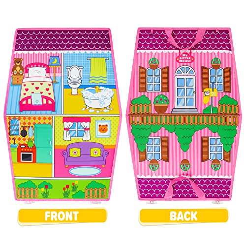 Dress Up House Felt Board 35PCS Double