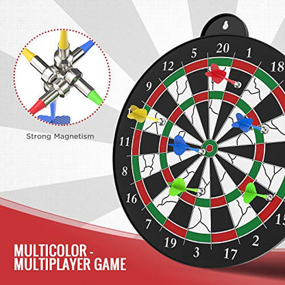 Dart Board 12pcs Magnetic Darts