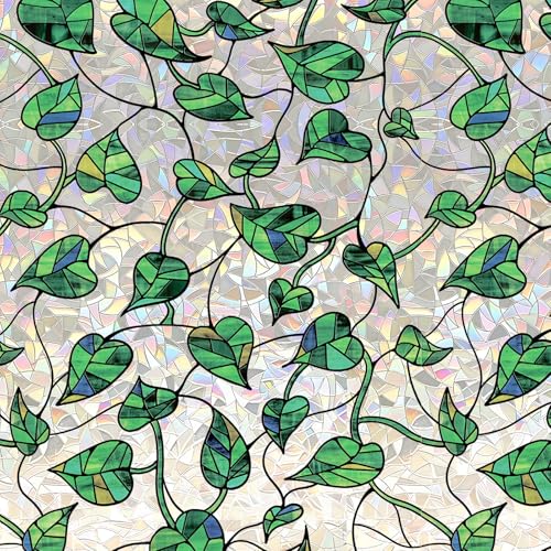Rainbow 3D Window Stained Glass Privacy Film Decorative