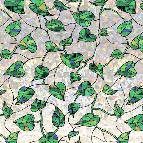 Rainbow 3D Window Stained Glass Privacy Film Decorative