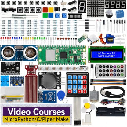 Raspberry Pi Pico W Ultimate Starter Kit with Online Tutorials