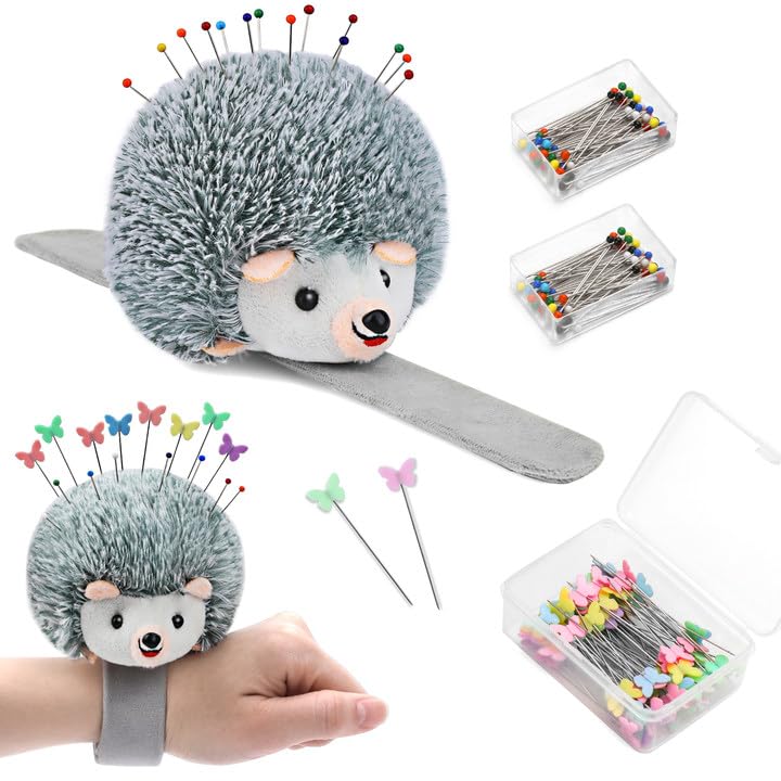 Wrist Pins Cushions for Sewing 200PCS Sewing Pins Cute Pin Cushion Wrist (200 Count)