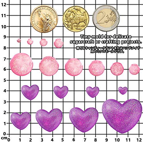 Cabochon Gemstone Epoxy Resin Casting Silicone Molds Include Heart