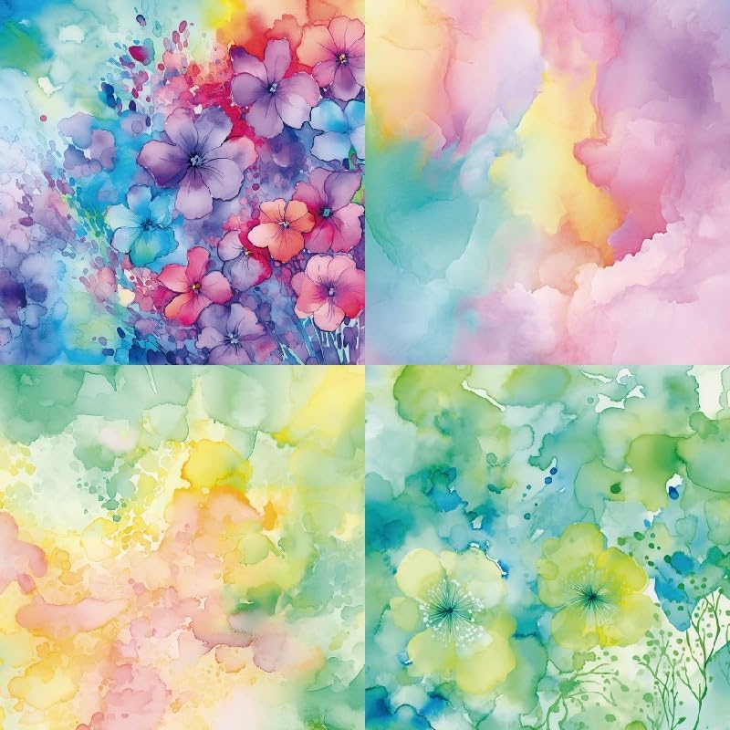 Vintage Scrapbook Paper Pad Floral Patterned Paper 6×6,24 Sheets Single-Sided Flower Scrapbooking CardStock Papers Pad for Holiday Cardmaking DIY Origami Decorative Craft Papers. - Crafty Corner