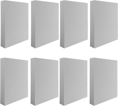 BAOFALI 8 Pcs Stamping Foam Grey Moldable Foam Stamps Plastic Dry Foam Stamp Pad Cut and Dry Foam Stamping Foam Block for Sculpture, Modeling, DIY Arts and Handicrafts Projects - Crafty Corner