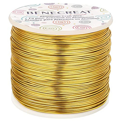 9 10 12 15 17 18 20 Gauge Gold Aluminum Wire (492 Foot)