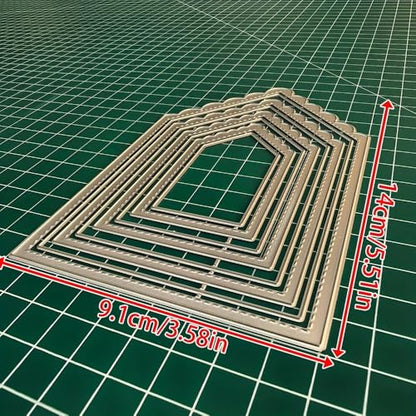 Geometric Cutting Die for Scrapbooking