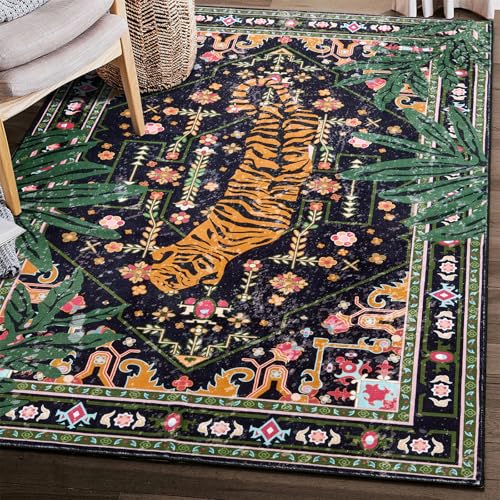 Oriental Tropical Washable Rugs (23.33 Sq Ft)