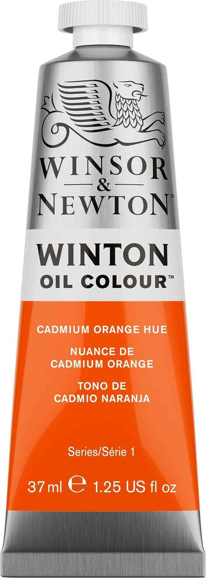 Winsor & Newton Winton Oil Color, 37ml (1.25-oz) Tube, Cadmium Orange Hue