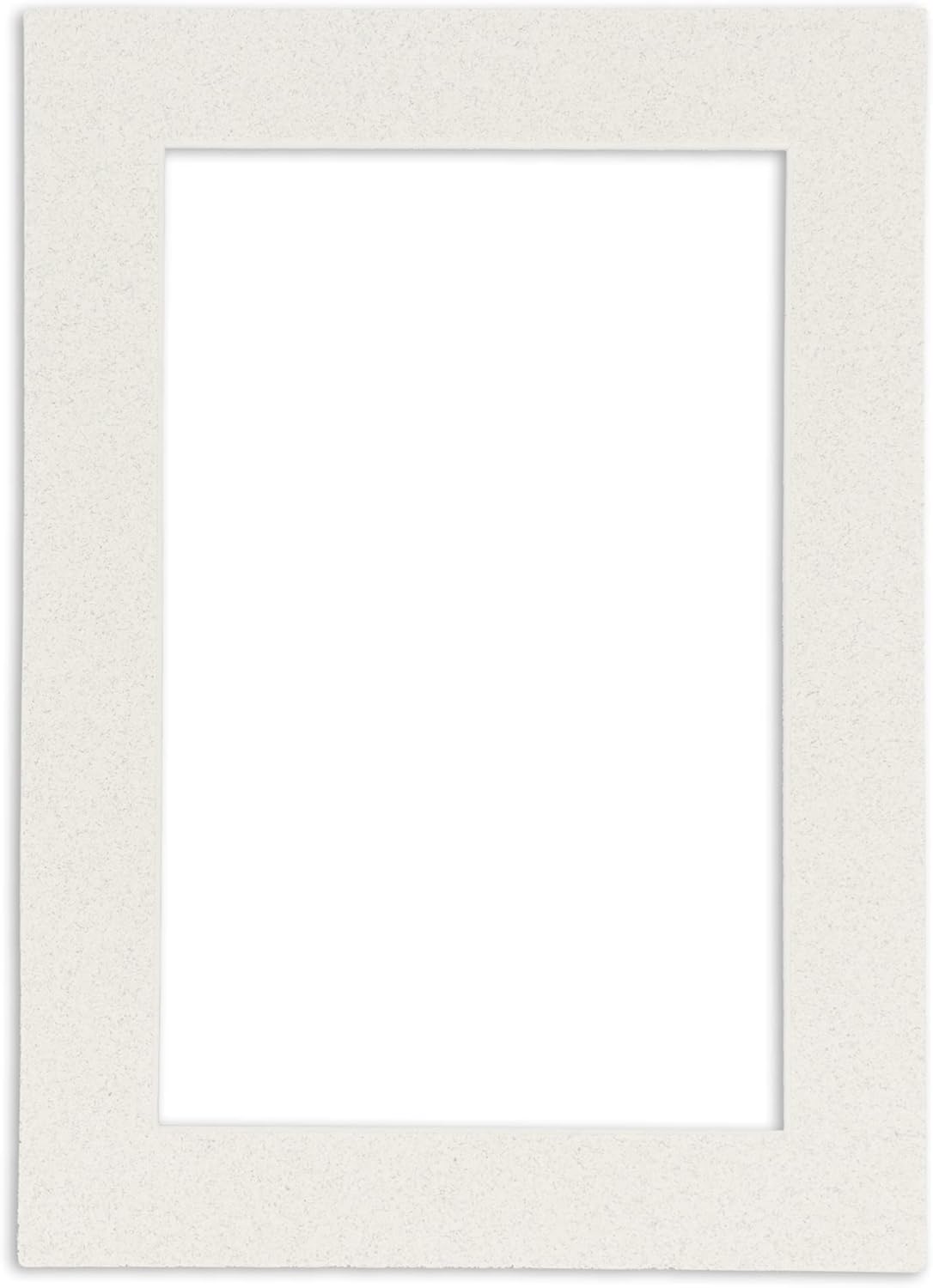 Pack of TEN 11x14 Mats Bevel Cut for 8.5x11 Photos - Acid Free Oyster Shell White Precut Matboards For Pictures, Photos, Framing - 4-ply Thickness