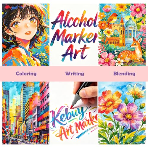 168 Colors Alcohol Markers Set (168 Count)