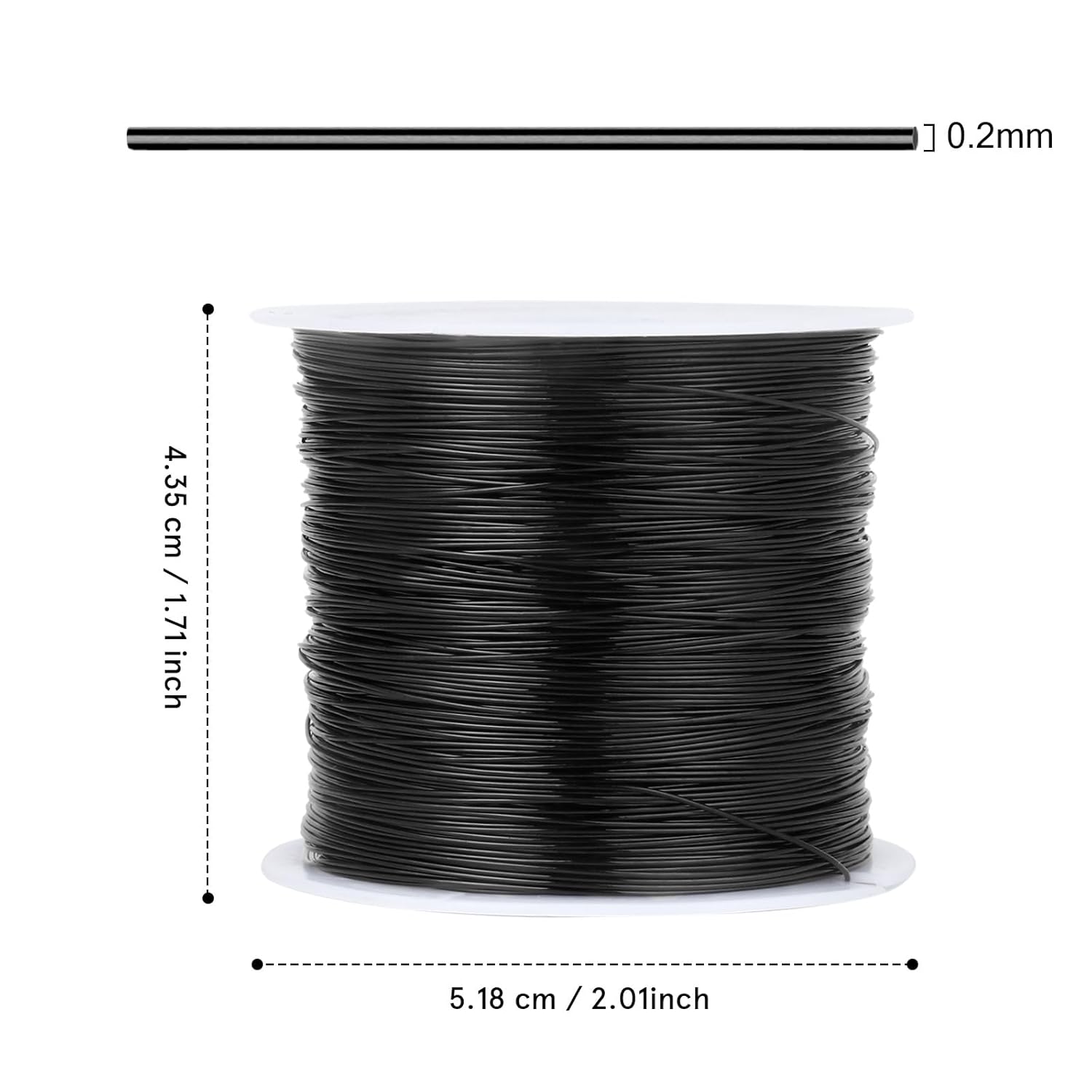 492FT Jewelry Wire 32 Gauge Tarnish-Resistant Copper Beading Wires Roll Bulk for DIY Crafts Jewelry Making, Black Wire - Crafty Corner