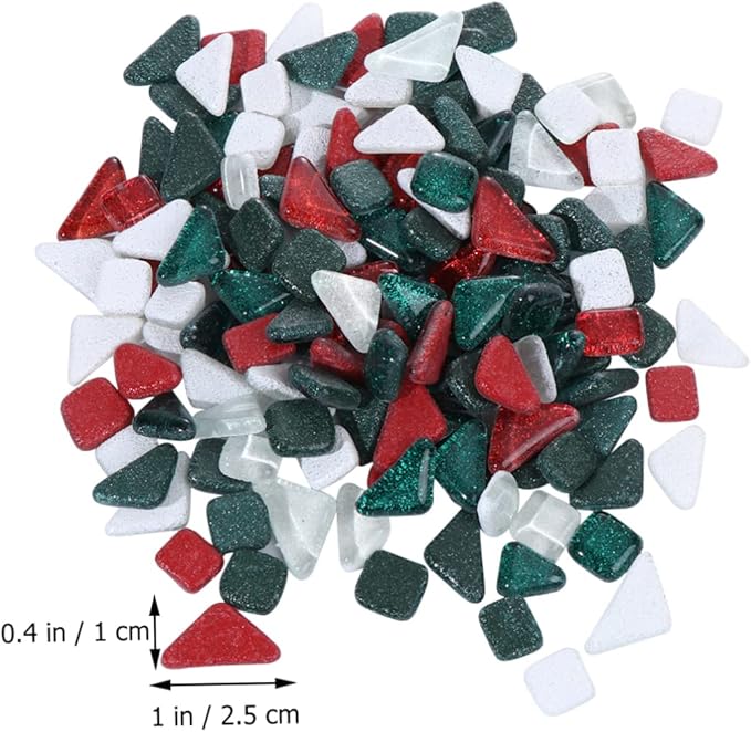 500g Glitter Irregular Materials Smooth for Home Decoration Crystal Mosaics for Creative Projects