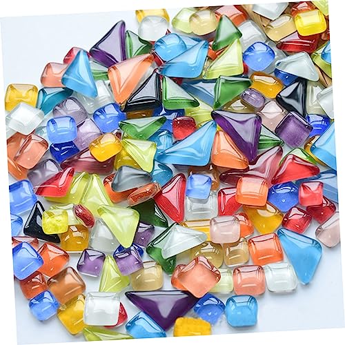 DIY Mosaic Supplies Crystal Glass for Home Decor Easy to Apply Frames Tables and Stepping Stones for Creative Projects