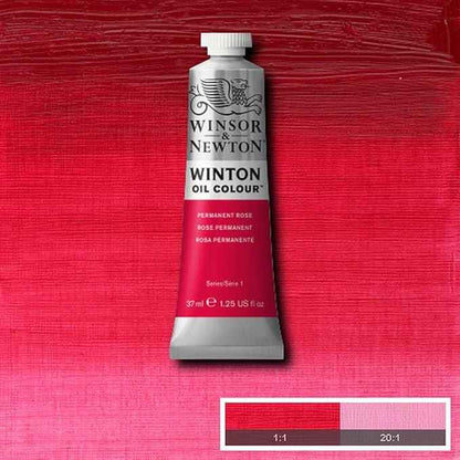 Winsor & Newton Winton Oil Color, 37ml (1.25-oz) Tube, Permanent Rose