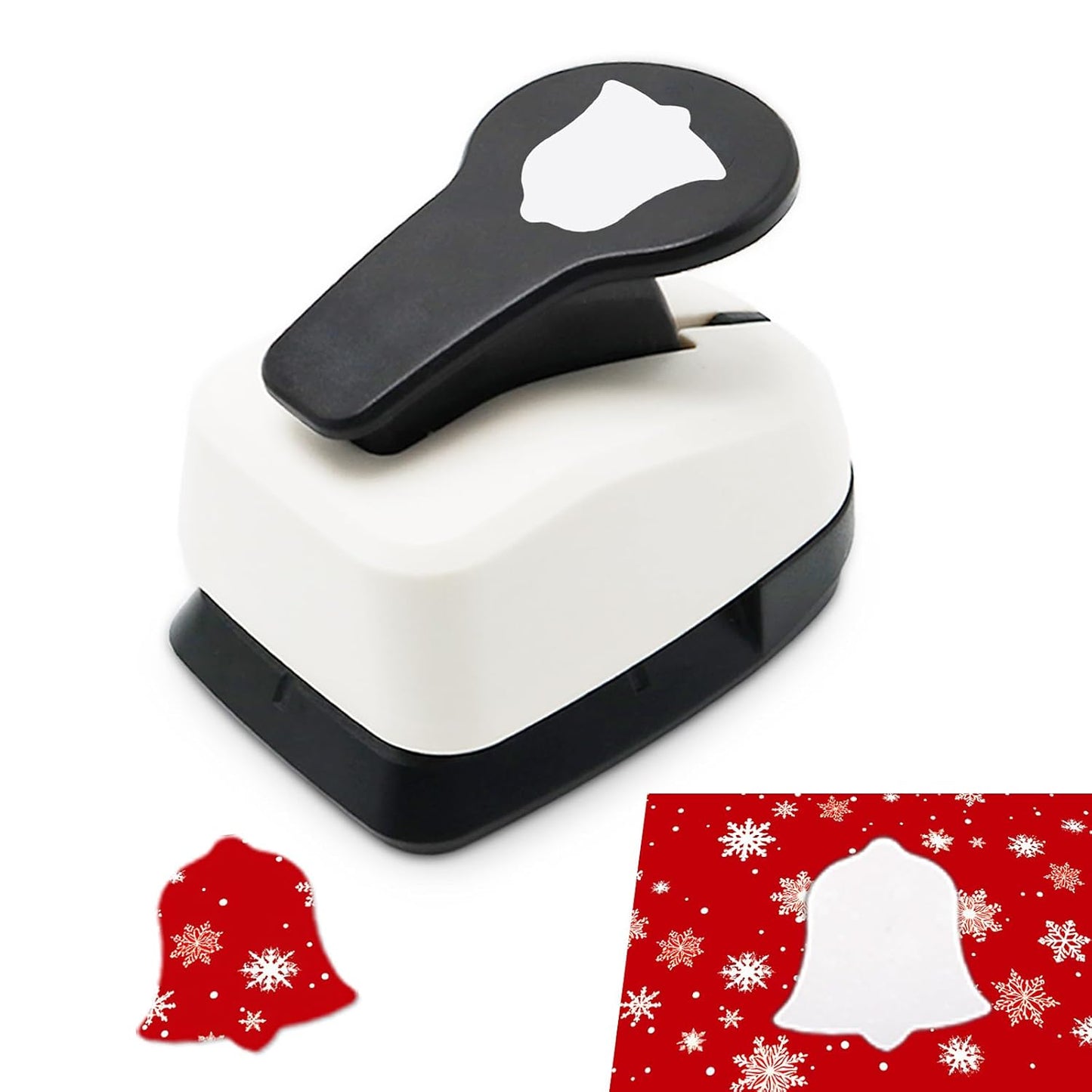 Christmas Punch 1 inch, Bell Punch for Paper Crafting, Bell Shape Hole Puncher for Crafts, Paper Punches for Christmas, Crafts Puncher for Handmade Scrapbook Cards - Crafty Corner