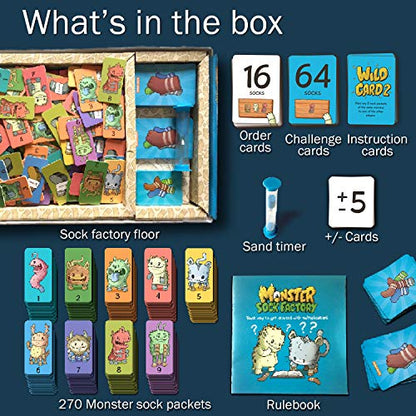 Monster Sock Factory Multiplication and Division Game