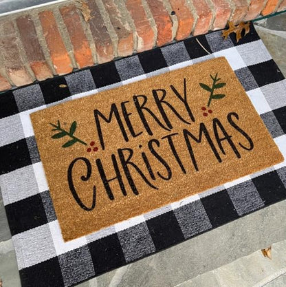 Christmas Stencils for Door Mats 23.6" Christmas Doormat Stencils (11 Count)