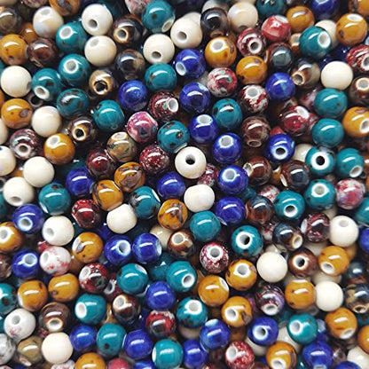 180 Pieces Porcelain Beads Chinese NOT (180 Count)