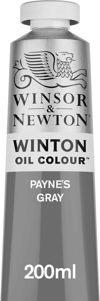 Winsor & Newton Winton Oil Color, 200ml (6.75-oz) Tube, Payne's Gray