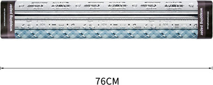 WRAPAHOLIC 30 Inch Christmas Wrapping Paper Roll - Jumbo Roll Blue and Silver Snowflake Holiday Design with Metallic Foil Shine - 4 Rolls - 30 Inch x 120 Inch Per Roll