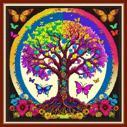 Stamped Cross Stitch Kits Full Range of Embroidery Patterns Starter Kits for Beginners Adult DIY Cross Stitches Needlepoint Kits 11CT