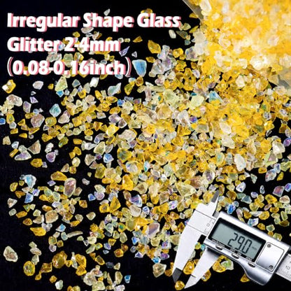 1.8oz 50g Iridescent Crushed Glass