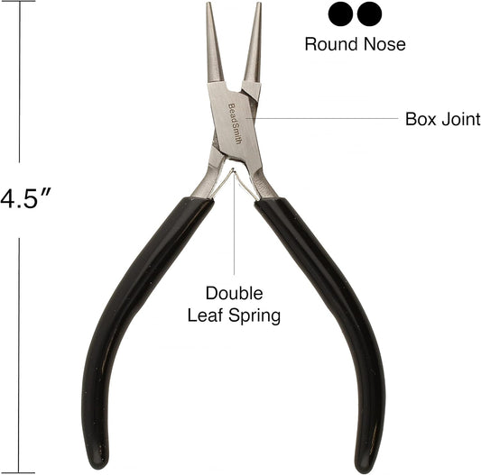 The Beadsmith Precision Series Pliers Set โ 3-Piece Kit: Chain Nose, Round Nose and Flush Cutter with Tungsten Carbide Blades โ Make Bracelets, Necklaces & Earrings โ Tools for Jewelry Making - Crafty Corner