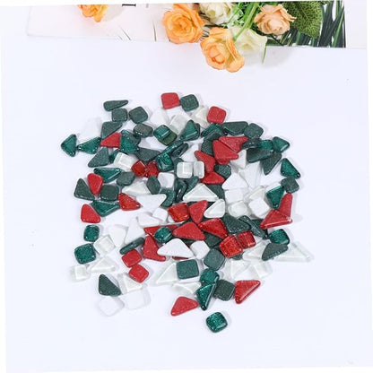 500g Glitter Irregular Materials Smooth for Home Decoration Crystal Mosaics for Creative Projects