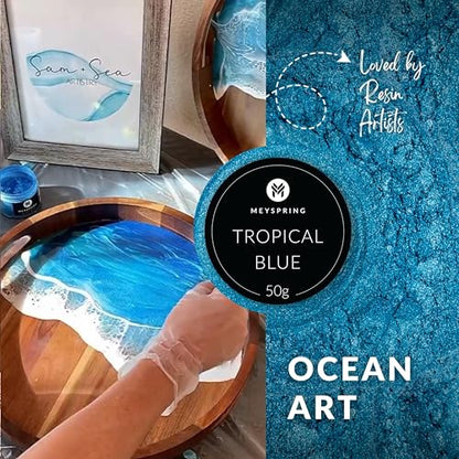 Tropical Blue Epoxy Resin Color Pigment