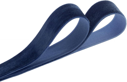 Vintage Sapphire Blue Velvet Ribbon, 1 Inch X 25Yd - Crafty Corner
