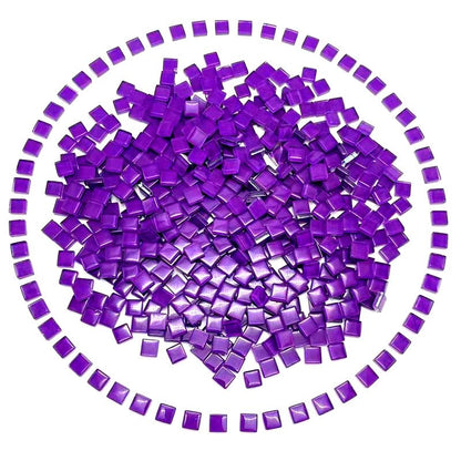 500G 1.1LB Bulk Crystal Mosaic Tiles (610 Count)