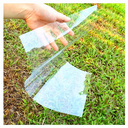 15 Sheets 7.5 mil Acetate Mylar Sheet 12 x 24 inch Transparent PET Blank Stencil Sheet for Cricut (15 Count)