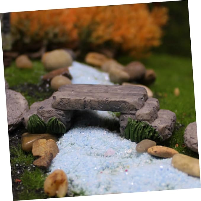 DIY Mini Mushroom Pedal Ornament Fairy Garden Decor for Outside Stepping Stone Kit