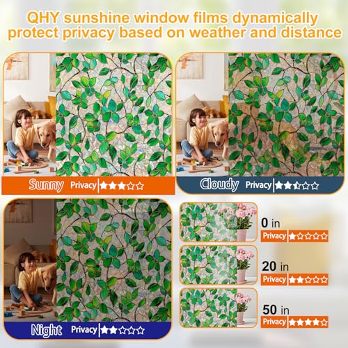 Window Privacy Film Stained Glass Window Film Rainbow Window Film Window clings Non