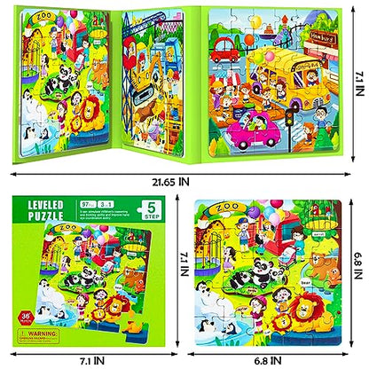 Magnetic Puzzles for Kids Ages 4 (97 Count)