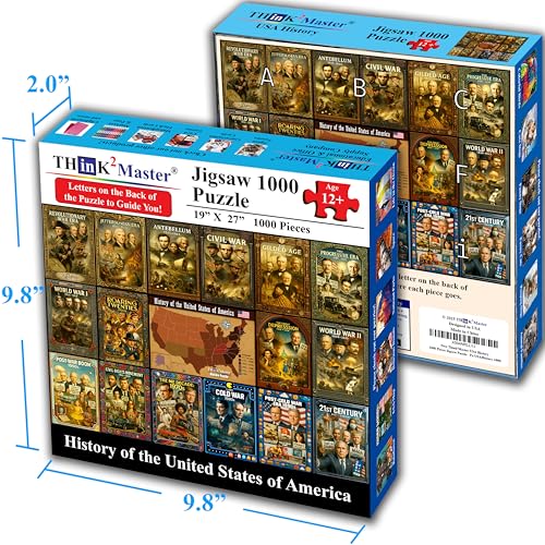 History of the United States 1000 Pieces Large Format Jigsaw Puzzle