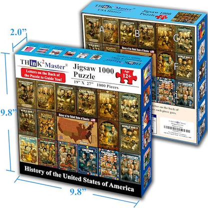 History of the United States 1000 Pieces Large Format Jigsaw Puzzle