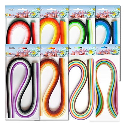 Paper Quilling Kit 960 Strips with 12 Tools