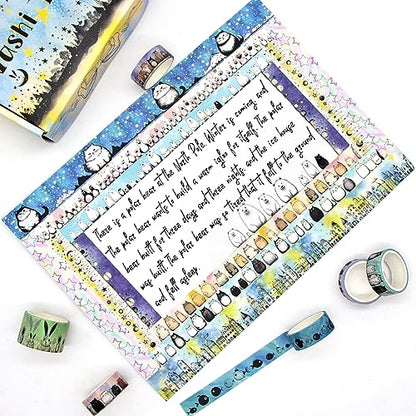 Kawaii Washi Tape Set 24 Rolls (24 Count)