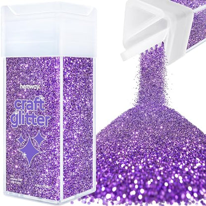 Craft Glitter Shaker Purple 130g Ultrafine (4.5 Ounce)